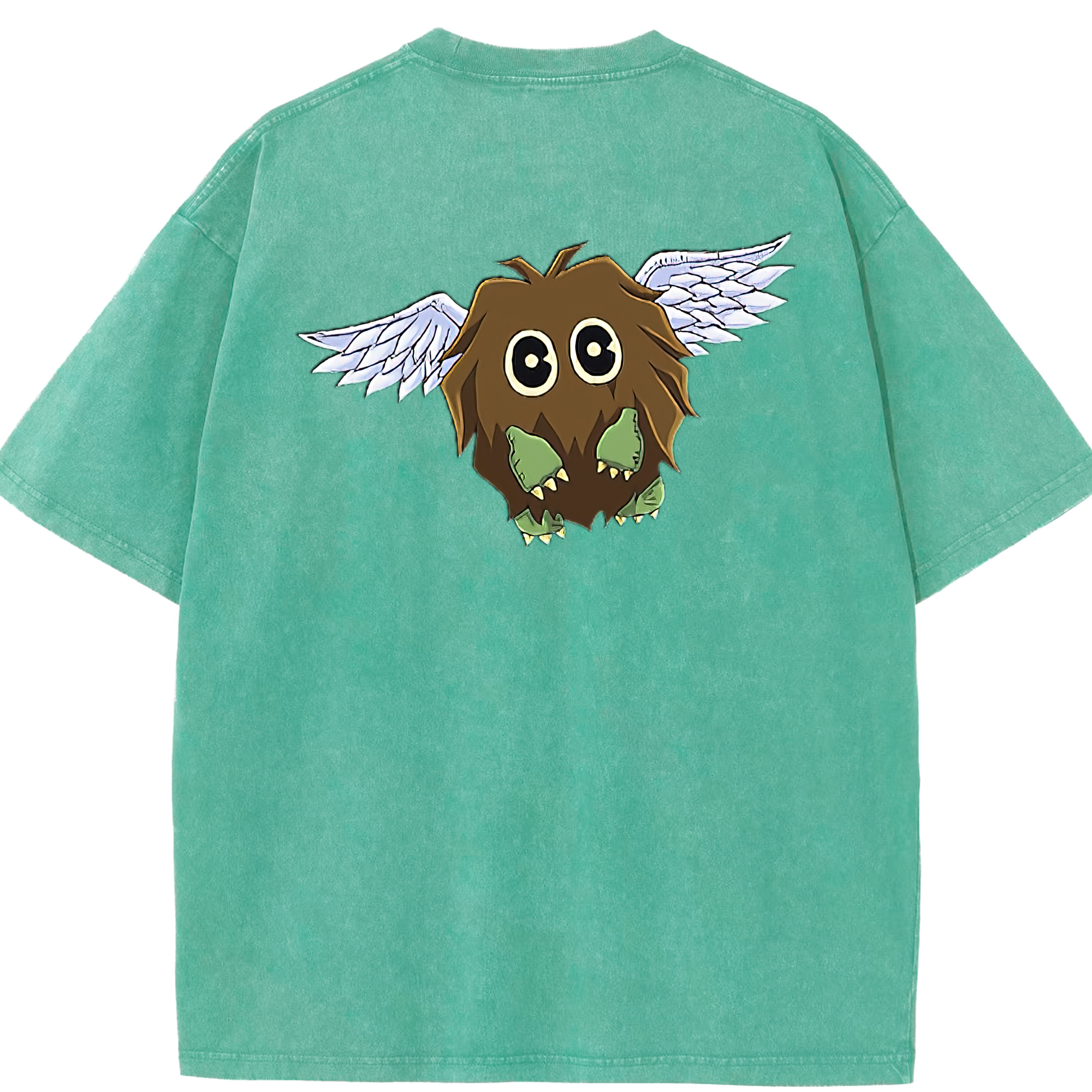 （画像用） 遊☆戯☆王 Yu-Gi-Oh! 綿100% ヴィンテージ風 半袖Tシャツ（背面プリント）